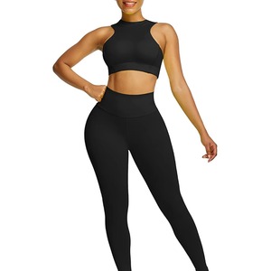 OEM Women Gym Fitness Striped Breathable 2 Piece Sets High Waist Butt Lifting Bottoms Sports Active Yoga - Product Image 5