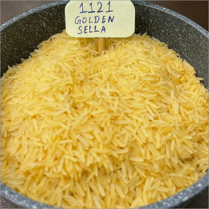 NIRVAN GLOBAL Arroz Basmati Golden Sella de Grano Extra Largo, Parboiled, Aromático, Seco, Blanco Duro, 5% de Grano Partido, 12.5% de Humedad, Venta al por Mayor - Product Image 2