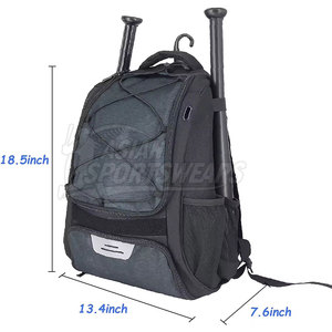 Bolsas de béisbol de nailon y poliéster para marcas y diseños creativos de equipos deportivos - Product Image 2