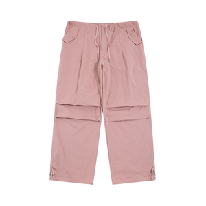 High Quality <b>Men's</b> <b>Wide</b> <b>Leg</b> Nylon Windbreaker Track Pants Loose Fit Streetwear Lightweight Sports <b>Trousers</b> - Product Image 3