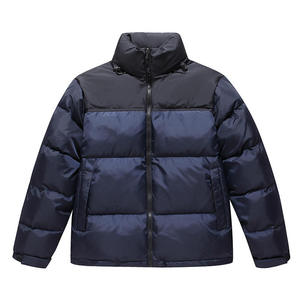 New Arrive Unique Design High Quality Custom Coated Stand Collar Quilted <b>Puffer</b> <b>Jacket</b> Men Low Cost <b>Cheap</b> Price - Product Image 1