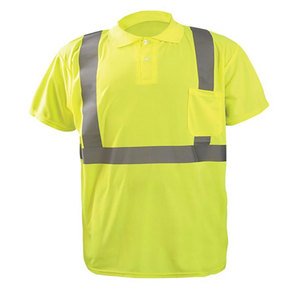 OEM Men's High Visibility Regular Fit Security Work Uniform Polo <b>Shirt</b> Reflective Stripes Construction Safety Polo <b>Shirts</b> - Product Image 5