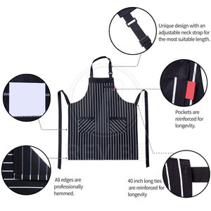 Fashion <b>Kitchen</b> <b>Apron</b> Simple Design <b>Kitchen</b> <b>Apron</b> For Cooking Baking Cleaning Home <b>Kitchen</b> Daily Protection Use - Product Image 5