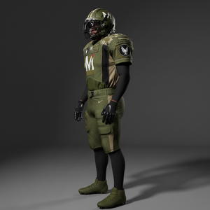 ชุดยูนิฟอร์มอเมริกันฟุตบอลแบบมืออาชีพ สั่งทำพิเศษด้วยเทคนิค Sublimation เสื้อทีมคุณภาพสูง ระบายเหงื่อได้ดี สำหรับผู้ชาย - Product Image 4