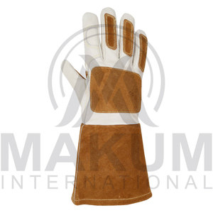 Guantes de Trabajo de Cuero Vacuno Resistentes y Económicos con Protección Anti-Impactos, Anti-Cortes, Anti-Deslizamiento y Anti-Aplastamiento para Mecánicos - Product Image 5
