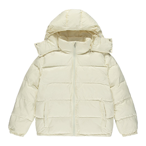 Mens Color Block Streetwear Thick Puffer <b>Jacket</b> Wholesale Polyester Padded Coat Reflective Piping Zipper Closure Winter - Product Image 2