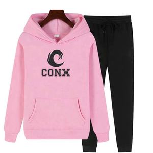 XXL-Survêtements de sport en molleton épais 100% coton pour homme, survêtements d'entraînement, fitness, broderie longue, ensembles grande taille - Product Image 4