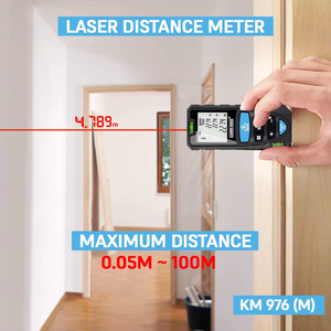 Télémètre laser numérique professionnel de haute précision 100 m 2,0 mm (mètre) léger et précis longue portée KUSAM KM 976 - Product Image 5