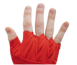PROFIT SPORTS Red PVC Adjustable Boxing <b>Hand</b> Wraps 2in Width 10m Length Self-Adhering Solid Pattern High Quality Unisex <b>Weight</b> - Product Image 4