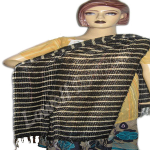 Women <b>Wool</b> Striped Reversible Shawl Long Autumn Daily Use Scarf Traditional <b>Wrap</b> - Product Image 2