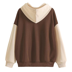 เสื้อฮู้ดดี้โอเวอร์ไซส์สำหรับผู้หญิง ผ้าฝ้ายฟลีซ 100% ทรงหลวม ระบายอากาศได้ดี เป็นมิตรกับสิ่งแวดล้อม มีโลโก้ด้านหน้า อุ่นสบาย ใส่ได้ทุกวัน - Product Image 4