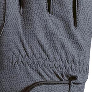Gants d'équitation en cuir véritable pour homme, couleur unie, fermeture auto-agrippante, gants d'équitation à adhérence, coupe classique - Product Image 3