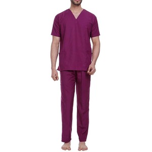 Tenues médicales unisexes en tissu tricoté avec logo personnalisé, 2 pièces, pour infirmières et médecins - Product Image 6