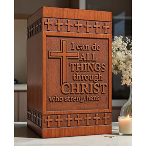Wooden Urn for Pets – Dog and Cat Ashes <b>Memorial</b> urn <b>Memorial</b> <b>Keepsake</b> by AYAANS - Product Image 2