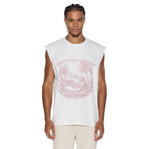 เสื้อยืดคอกลมแขนตัดเย็บทรงโอเวอร์ไซส์ ผ้าฝ้ายคุณภาพสูง ดีไซน์ไม่ซ้ำใคร สำหรับผู้ชาย สไตล์วินเทจ รับสั่งทำพิเศษ - Product Image 1