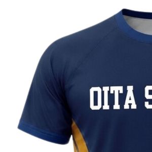 Unisex Navy Blue Gold Sublimation Netball <b>Shirt</b> <b>Polyester</b> Lightweight Athletic Team Sports Wear Training Match Apparel - Product Image 4