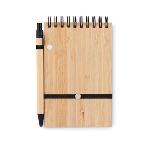 หนังสือ sonora BAM A6สมุดบันทึกไม้ไผ่ที่มีใบลาย - Product Image 6