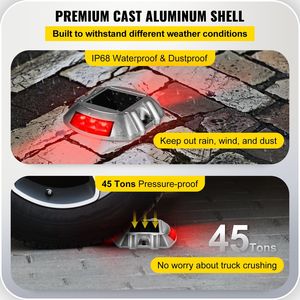 Set di 8 Luci Solari da Esterno Impermeabili con Interruttore, 6 LED Wireless per Vialetti e Pontili - Product Image 4