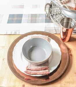 Copper Charger Plate At <b>Cheap</b> Price Shiny Polished Glam Design Dishes & Plates Charger Plate - Product Image 3