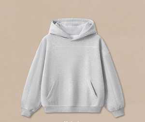 Unisex Hooded <b>Tracksuit</b> Full Length Loose Fit Casual Solid Color 100% Cotton Midweight Breathable Autumn Wear - Product Image 4