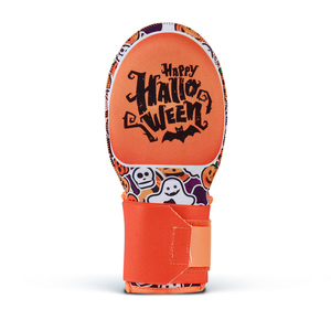 Work N Shine Happy Halloween Baseball Sliding Mitt Orange Non-Woven Fabric Adjustable Palm Protection Lightweight Softball - Product Image 1