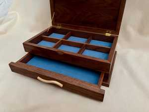 Natural Solid Wood Jewelry <b>Storage</b> <b>Box</b> Modern Multi Layer Jewelry Organizer <b>Drawer</b> Ring Display Earring Holder Necklace Boxes - Product Image 2