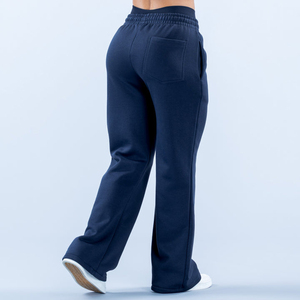 High Quality Latest Style Wholesale Women's Winter Gym Wear Sweatpants <b>Joggers</b> With Elastic Waist With Custom Side & Back Pocket - Product Image 2