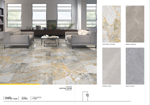 Losetas de Porcelana y Cerámica de Colección Global 600x1200, Más Vendidas, para Pisos de Hoteles, Diseño Moderno, 8mm de Grosor, Acabado Mate - Product Image 2
