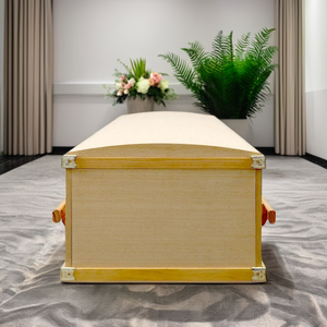 Ataúd de Madera Biodegradable Moderno, Suministros Funerarios Ecológicos Personalizados Hechos en Vietnam para Adultos - Product Image 5