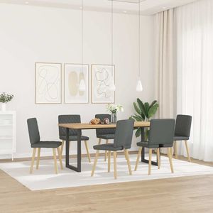 Ensemble de 6 chaises de salle à manger gris foncé - Product Image 2