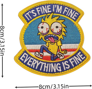 Parche profesional logotipo personalizado insignias de Pvc suave goma personalizada nuevo estilo silicona goma Pvc insignias tela de sarga - Product Image 4