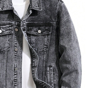 Custom Color <b>Men</b> <b>Denim</b> <b>Jackets</b> High Quality <b>Men</b> <b>Denim</b> <b>Jackets</b> Comfortable <b>Men</b> <b>Denim</b> <b>Jackets</b> - Product Image 4