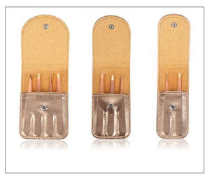 Pinzas de Depilar de Acero Inoxidable con Punta Inclinada Dorada, Marca Privada, Venta al Por Mayor, para Eliminar Dardos y Pelo Encarnado, con Logotipo Personalizado - Product Image 4