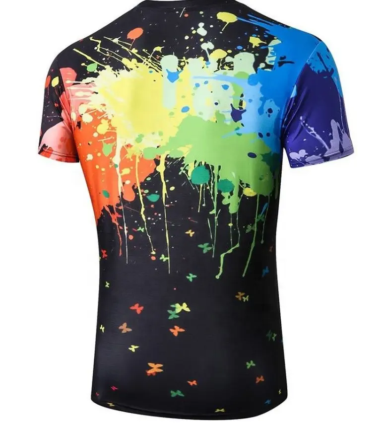 T-Shirt Custom Made New Design Sublimation druck T-Shirts Custom Logo T-Shirt