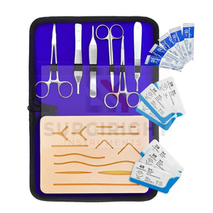 Steel & Metal Suture Practice <b>Kit</b> with Silicone Pad | <b>Suturing</b> Training <b>Kit</b> for Medical Students and Nurses by Blush Surgical - Product Image 3