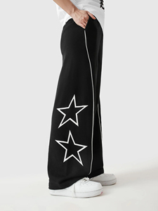 High Quality Y2k Cargo Oversized <b>Stacked</b> Pants Eco-Friendly Breathable Hot Selling Custom Casual Baggy Wide Leg <b>Joggers</b> - Product Image 3