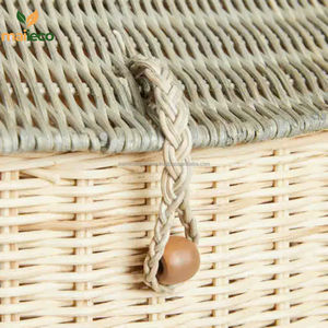 Unik House-shaped Baby Shower Decor Basket Boho Toy <b>Storage</b> Box for Nursery for New Year & April Fool's Day Ramadan Decorations - Product Image 2