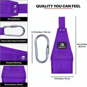 Correas de nailon duraderas para levantamiento de pesas y entrenamiento de abdomen, para ejercicios de elevación de piernas colgantes en el gimnasio, equipo de fitness, suministro al por mayor. - Product Image 4