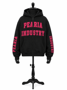 Custom <b>Men</b> Breathable Zip-Up Hoodie Knitted 100% Cotton <b>Pullover</b> <b>Jacket</b> with Pocket Winter Streetwear Heavyweight 240g - Product Image 1