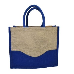 Bolsa de Compras Ecológica de Yute con Diseño de Corazón, Tamaño Mediano, Cierre de Botón, Asa Larga, Patrón de Dibujos Animados, Uso Diario - Product Image 6