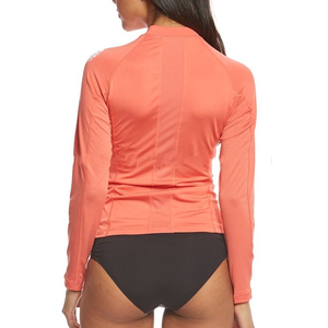 <b>Top</b> Seller <b>Women's</b> Pullover Rash Guard Customized Design Full-Sleeve <b>Compression</b> Shirt Breathable High-quality 220g Sublimation - Product Image 5