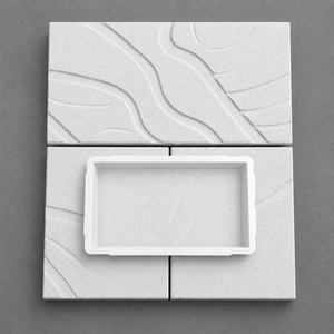 แม่พิมพ์พลาสติก PP สำหรับแผ่นปูพื้นคอนกรีตลายเมฆขนาด 150 × 300 × 60 มม. - Product Image 3