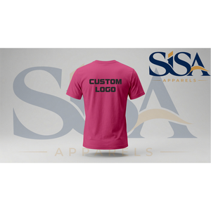 T-shirt de sport en tricot uni rose bonbon |   Taille 2XL |   Vêtements de sport personnalisés |   100% polyester |   Séchage rapide |   Manches courtes - Product Image 2