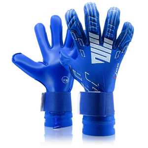 Gants de gardien de but en latex avec logo personnalisé pour adultes et enfants, forte adhérence, antidérapants, respirants, fermeture à boucle et crochets, football - Product Image 1