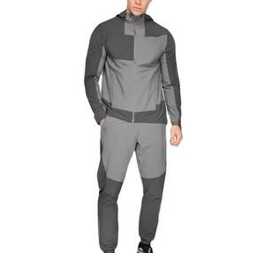 Nylon Panel Work Hood Windbreaker <b>Set</b> Custom Wholesale Factory Supplier USA Casual Fall Layering Jacket Pants Urban Outfit - Product Image 1