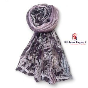 Premium Printed Long <b>Scarf</b> Soft Fabric Head <b>Scarf</b> Custom Branding White Label Low MOQ OEM ODM Custom Textile Manufacturer - Product Image 1
