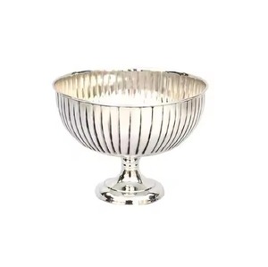 Tazón de Servir Metálico Minimalista para Cocina, Tazón de Acero Inoxidable para Alimentos, Vajilla Moderna para Mesa de Comedor, Plato para Servir Ensaladas y Frutas - Product Image 3