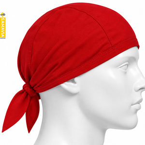 Gorro Quirúrgico Rojo SAMAVIA, Ajustable con Lazos Traseros, Accesorio Médico para Uniformes de Salud, para las Cuatro Estaciones - Product Image 3