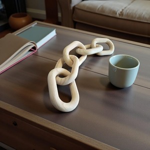 Adornos de Pared de Cadena Acrílica Modernos Personalizados, Hechos a Mano, Decoración Colgante de Resina Moderna para el Hogar, Listos para el Festival Diwali - Product Image 2