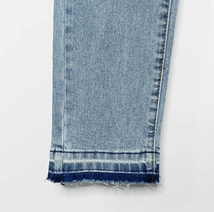 Pantalones Vaqueros de Mezclilla para Hombre, Corte Recto, Tiro Medio, Elásticos, Estilo Urbano, Lavado a la Piedra, Vintage, Ecológicos, Primavera - Product Image 3